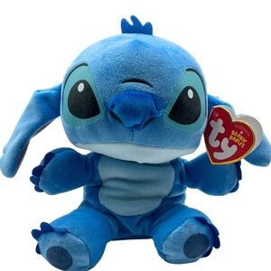 Stich Blue Plush Toy by TY Beanie babies